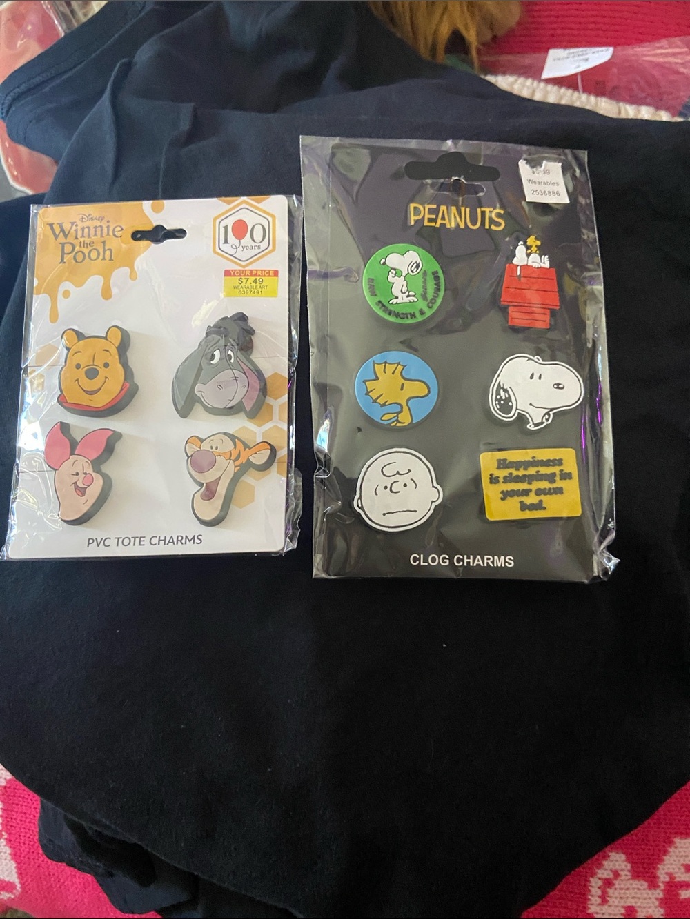 Peanuts Clog Charms Pack - Green Blue Yellow White Red and Pooh
